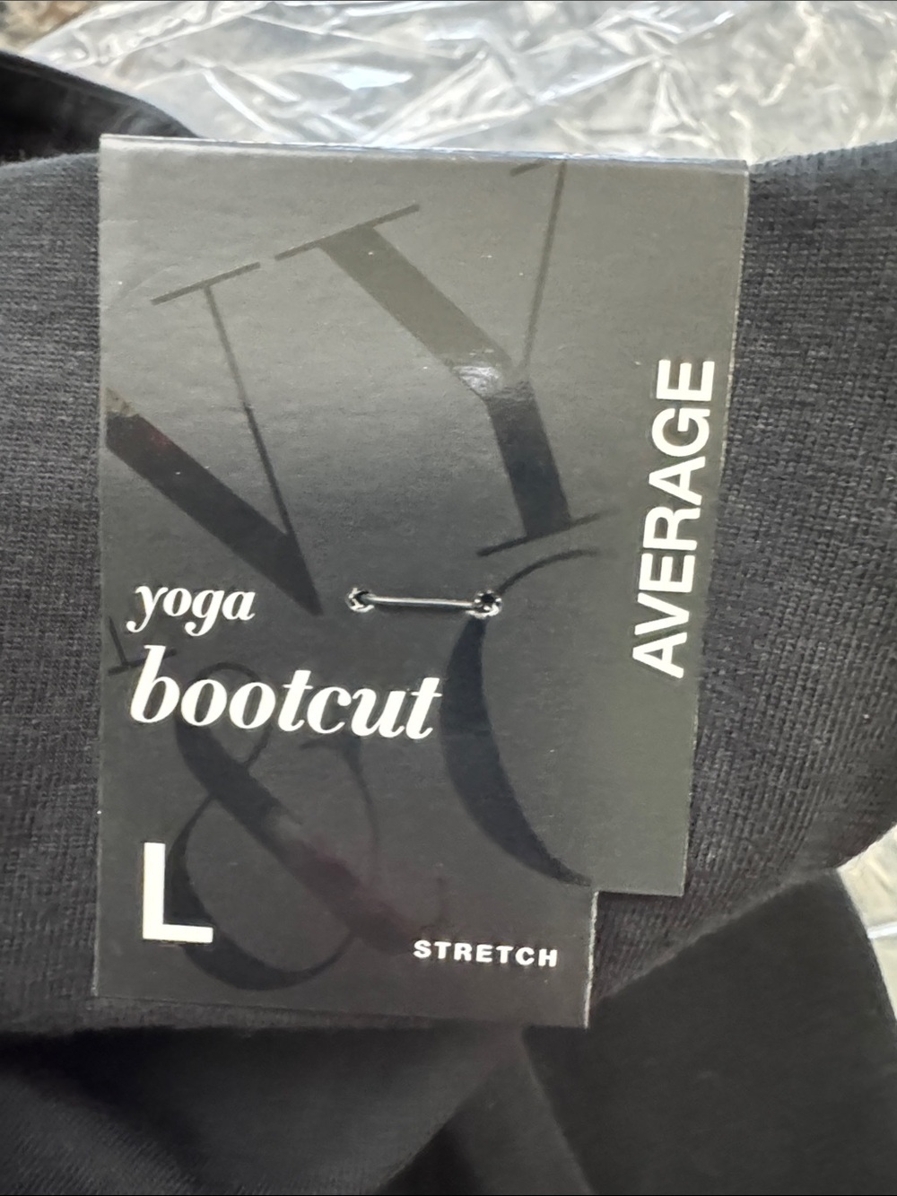 New York & Company Black Stretch bootcut Yoga Pants NWT L - Picture 12 of 16
